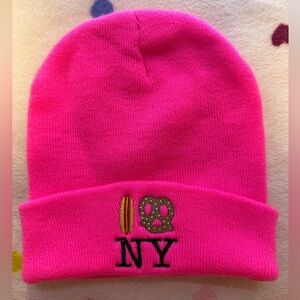 Piccoliny Hot Dog Pretzel NY Knit Beanie